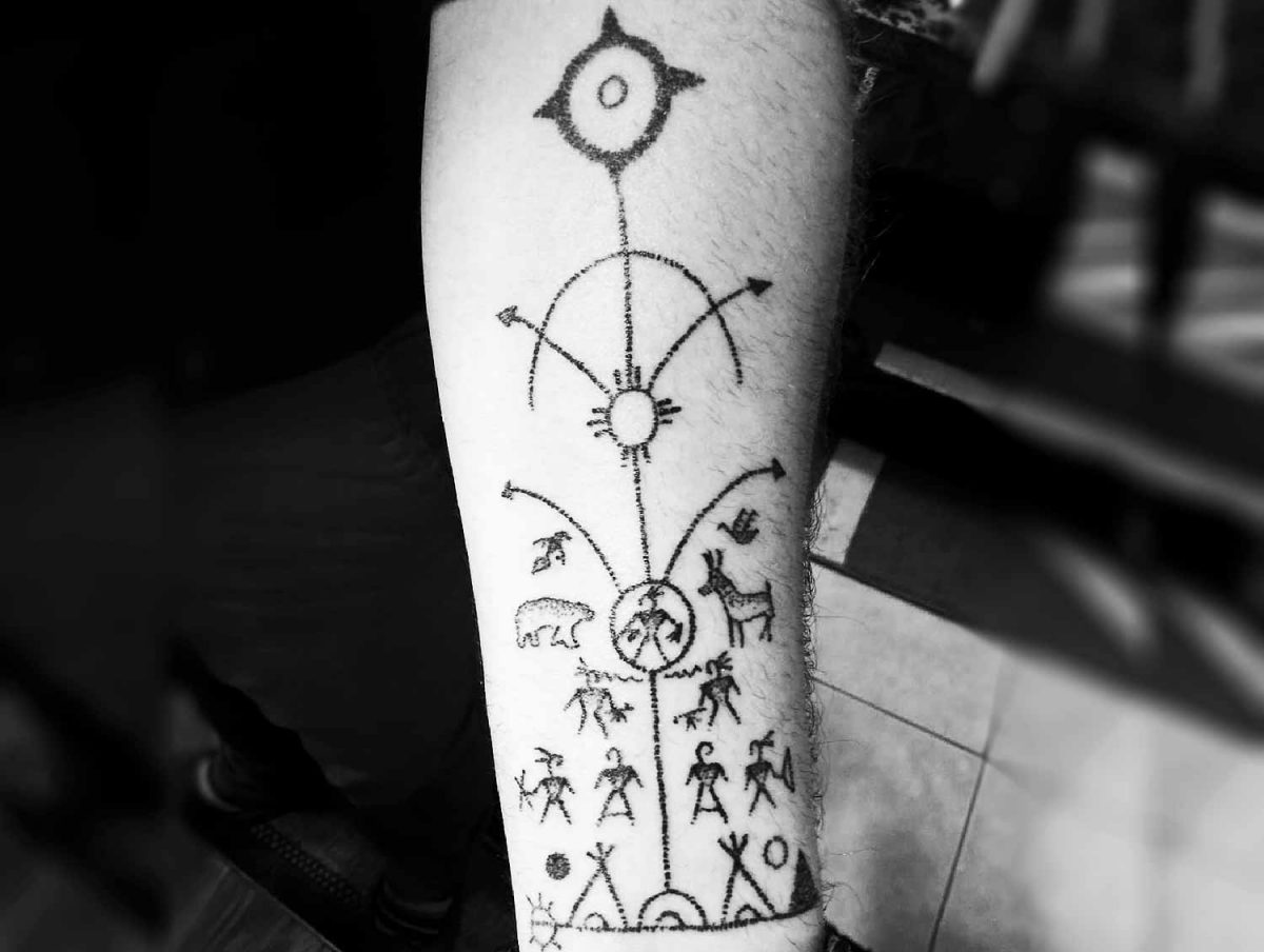 Tatouage Amerindien Indigenous Tattoo Tatouage Spirituel Tatouage Viking Sak Yant 4206